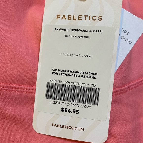 Fabletics anywhere high waisted capris - Picture 4 of 5